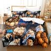 Baki Hanma Adults And Boys Anime 3D Printed Duvet Cover Set Single Double Queen King Size Quilt Cover Pillowcase