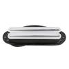 Musiclily Basic HOT RAILS Guitar Humbucker Pickup for ST Strat Electric White Body with Chrome Rails Single-Size Guitar,