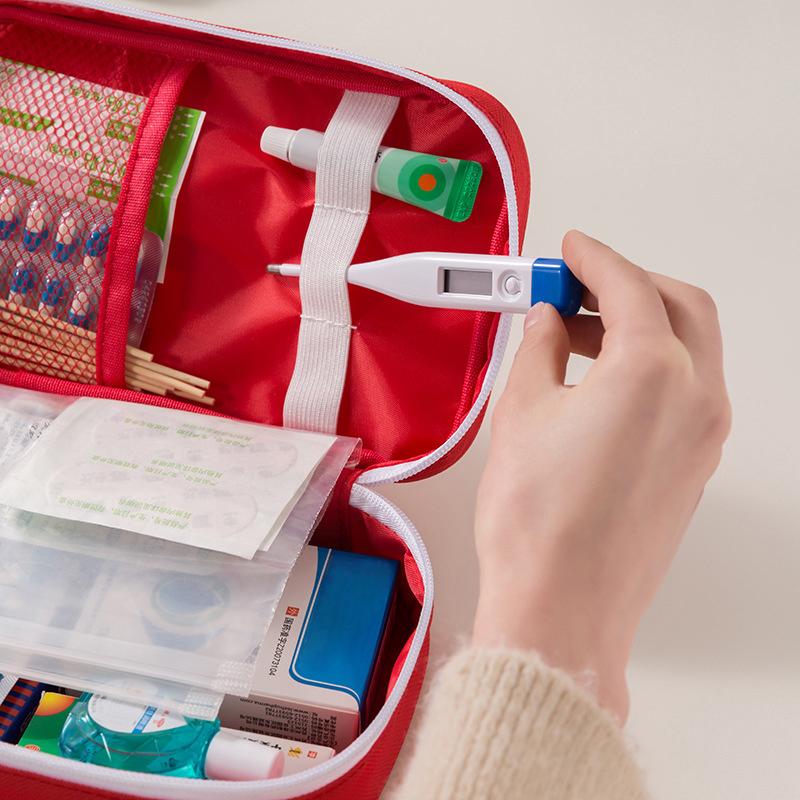 1Pc-Portable Emergency Medical Bag First Aid Storage Box For Household Outdoor Travel Camping Equipment Medicine Survival Kit
