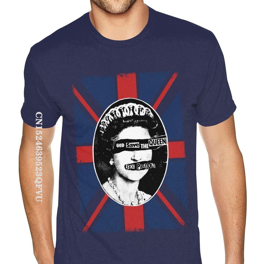 Sex Pistols Tee God Save The Queen Cotton Boys Make Your Own Top T-shirts Normal Brand Mens Tops T Shirt Normal Cotton