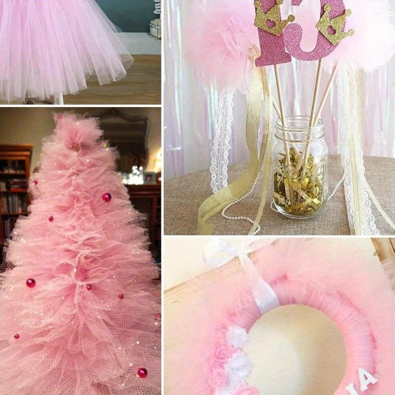 25 Yards 15cm Tulle Roll Fabric Spool Tutu Wedding Birthday Decoration Organza DIY Crafts Birthday Party Supplies