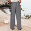 High-waisted Trousers Women's Straight-leg Trousers Solid Color Casual Trousers Professional Office Trousers for Women