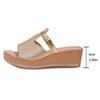 Summer New Women Sandals Fashion Casual Beach Women's Slippers Non-Slip Open Toe High Heels Shoes Platform Women Wedge sandalias