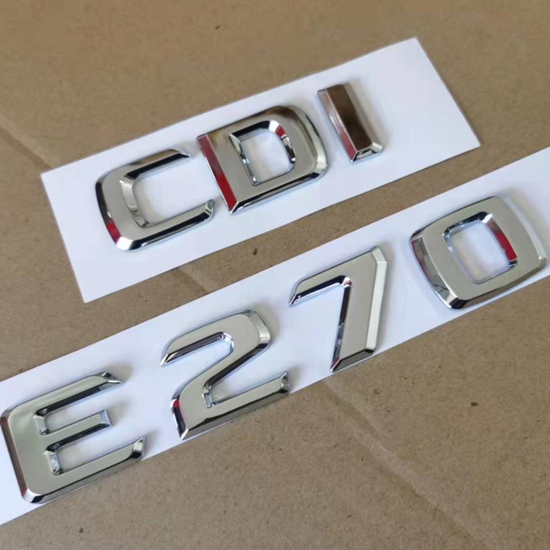 

1X ABS CDI E270 пластиковый багажник автомобиля сзади буквы значок эмблема наклейка наклейка для B/enz E260 E Class E270