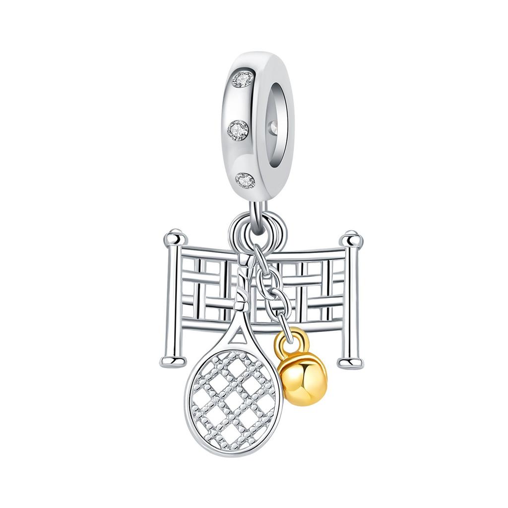 S925 Silver Bluetooth Earphone Coffee Beer Guitar Theme Charm Beads DIY Handmade Jewelry Bracelet Accessories Craft Supplies