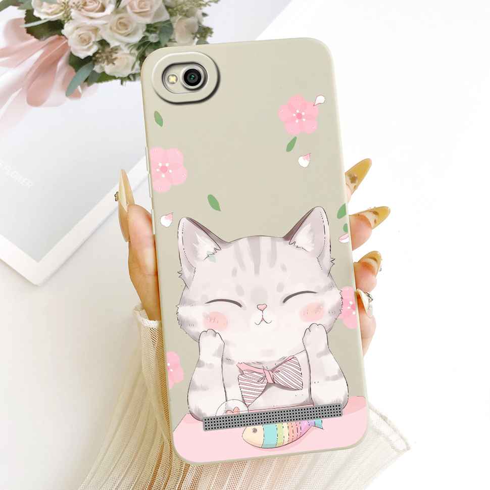 For Xiaomi Redmi 5A Case Fashion Cartoon Print Soft Silicone Cover For Redmi 5A MCG3B MCI3B Phone Protective Cases