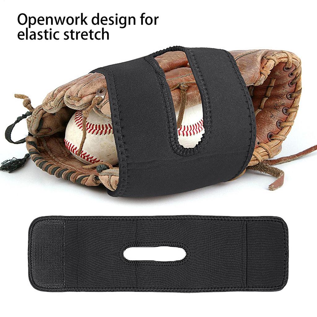 Handschuh-Wickel Softball-Trainingsband Stoßabsorption Elastisch Baseball-Fäustling Handschuhformer Für Sportler Schnell Die Tasche Offen Halten