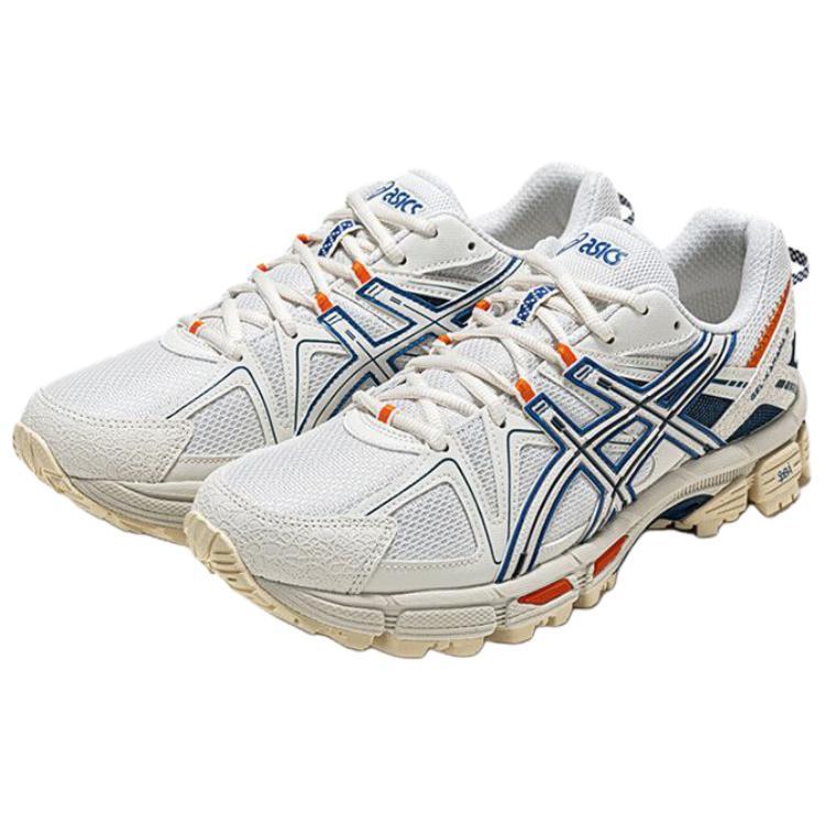Asics Gel-Kahana 8 Všestranné Pohodlné Běžecké Boty do Terénu Pánské Teniska Bílá Modrá 1203B133-202