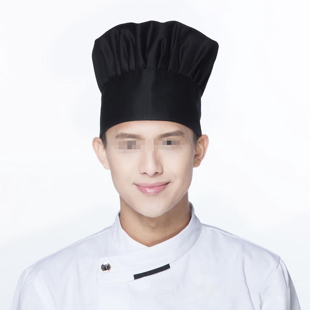 Buy Dacron chef mushroom Hat Black at 