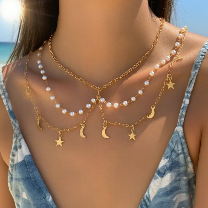 Simple Cross Necklace Female Niche Design Sense Cold Wind Snake Festival Pendant Collarbone Chain