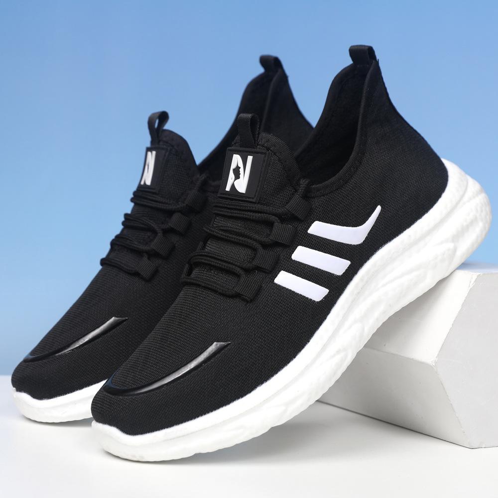 New men's shoes summer soft sole comfortable breathable sports men's and women's casual running outdoor walking men's shoes