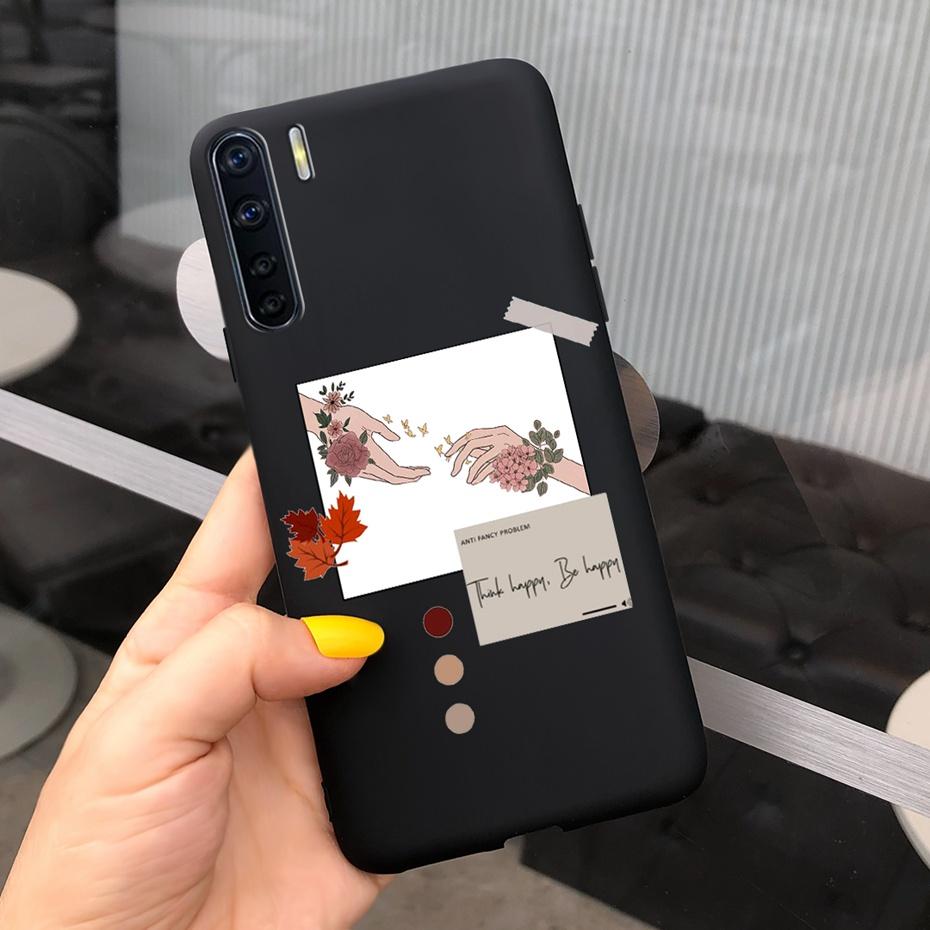 For OPPO A91 Case Oppo F15 CPH2001 CPH2021 Lovely Printing Jelly Silicone Soft Phone Back Cover Cases For Oppo Reno3 CPH2043