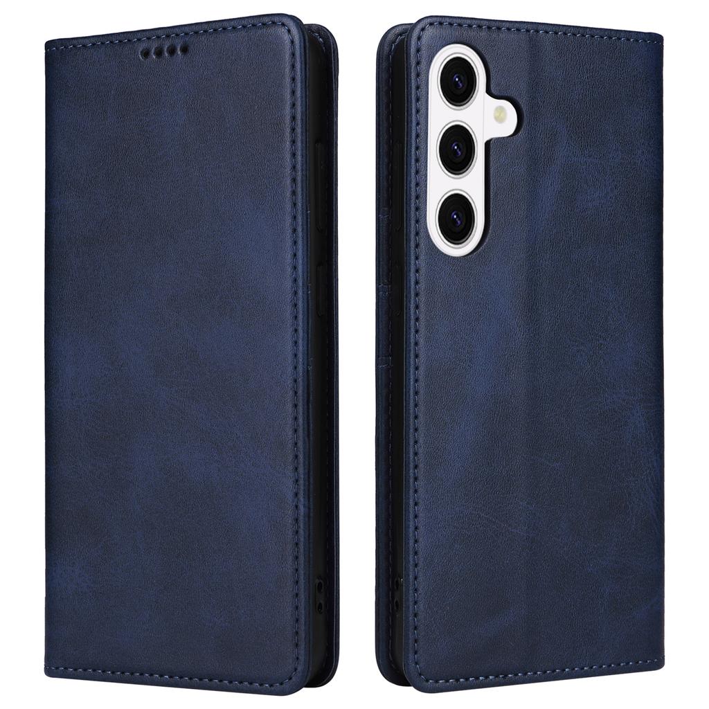 For Samsung Galaxy S26+ Case RFID Blocking PU Leather Phone Wallet Cover