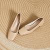 Leather Pumps Women's 2025 New Spring Professional Commuting Thick Heel Medium Heel Square Head Shallow Mouth Work Women's Shoes