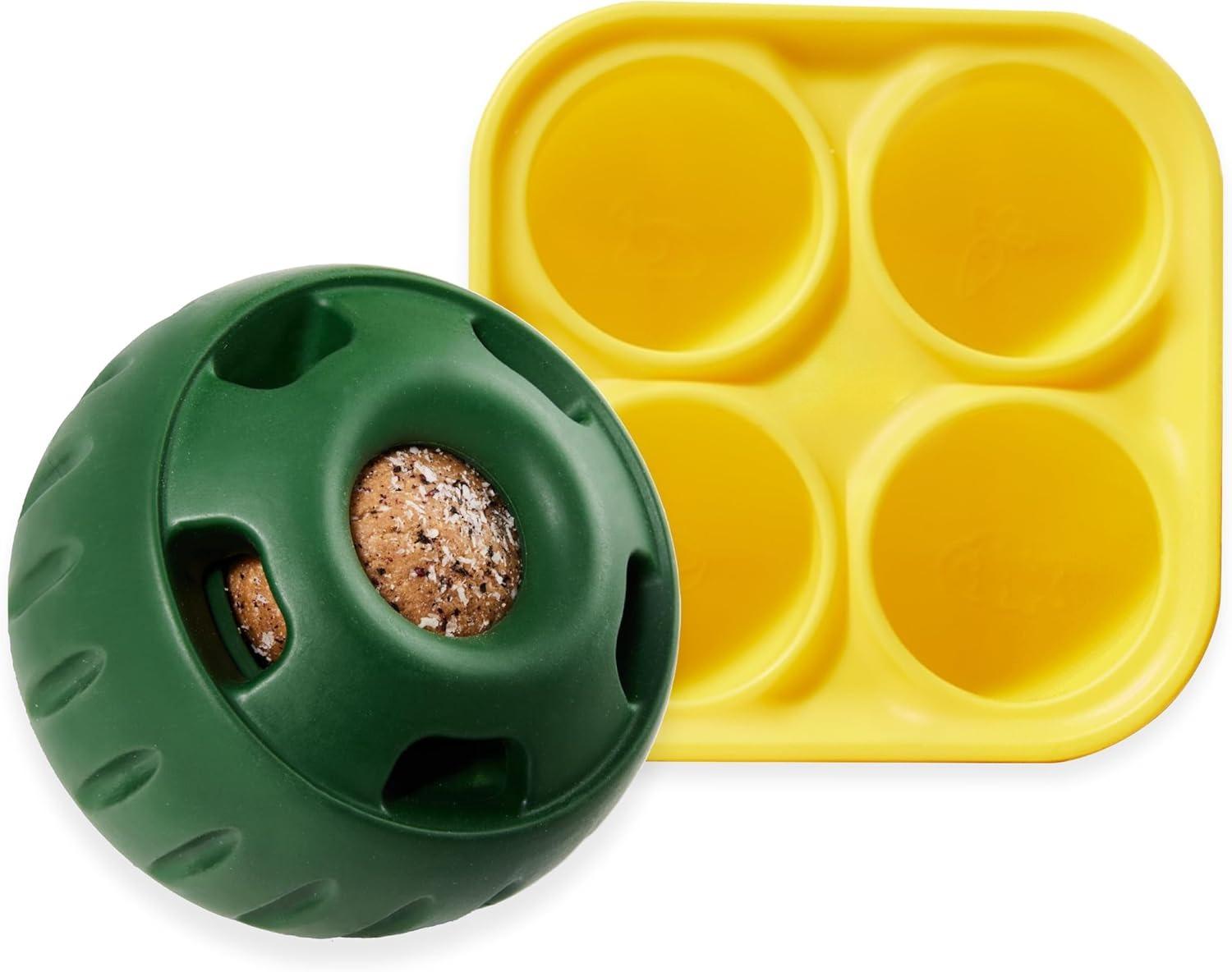 

Luxury Modern Interactive Slow Feeder Treat Dispensing Dog Chew Toy Sustainable Rubber Silicone Ball for Pet Movement Training