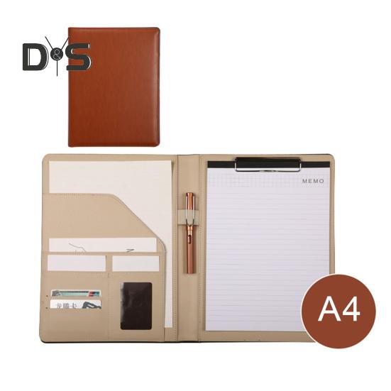 Multifunctional File Folder A4 Document Clipboard Folder with Calculator Pen Slot Card Holder Portfolio Folder with Documents Clip for Business Office