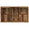 LED Sideboard Reclaimed Wood Look 181.5 x 37 x 100 cm Engineered Wood