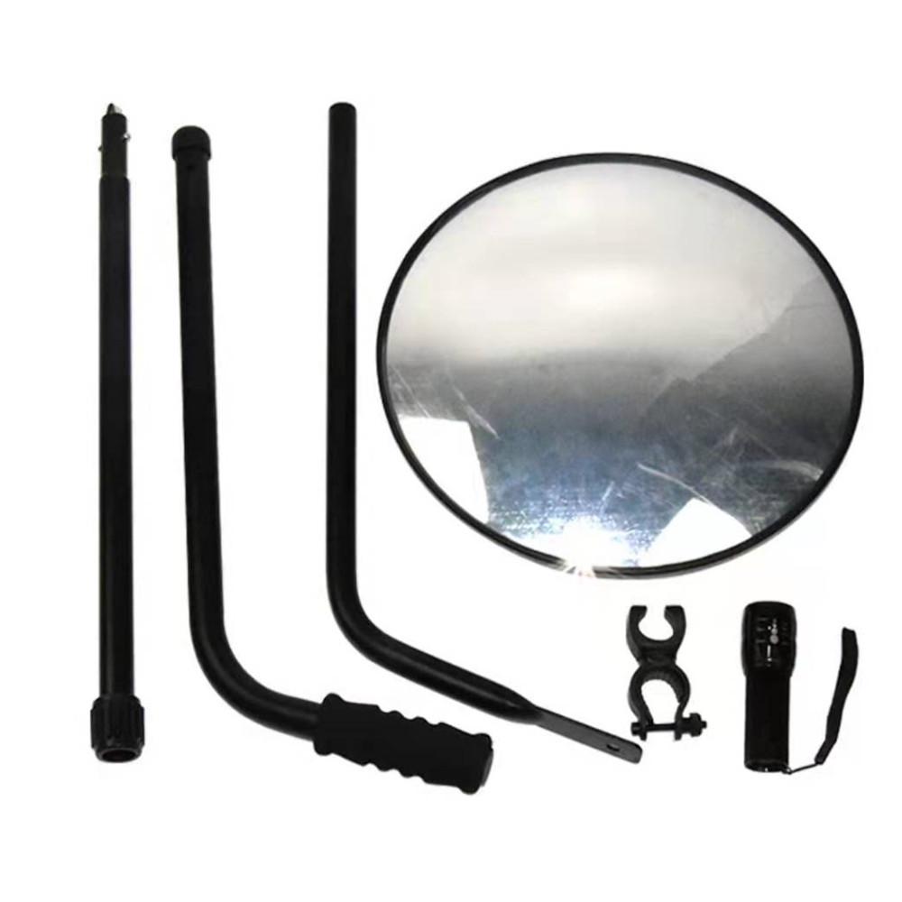 VTY-V3 Portable Undercarriage Inspection Mirror with Built-in Light & Telescopic Pole