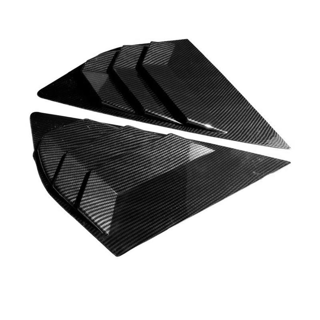 Rr Window Louve  Car Rr Window Blinds Side Tuyere Louve  Vent for    ST   MK3 Hatchback Carbon    