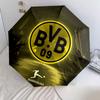 Dortmund, automatic folding umbrella, portable and foldable design, 8 ribs, a Christmas or birthday gift.