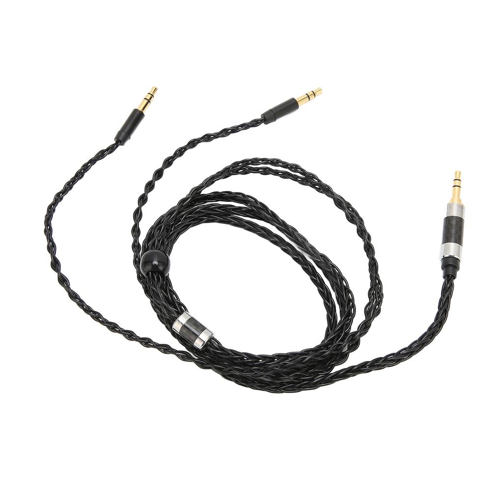 Headphone Cable Replacement 8 Core Silver Plated Sound Cable Replacement for MDR Z7 Z1R 3.5mm Stereo
