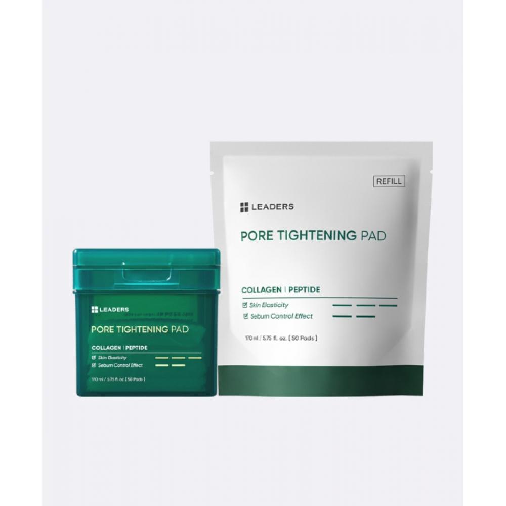 

Leaders Cosmetics [main Item+refill] Leaders Pore Firming Pad 50 Sheets+50 Sheets NONE
