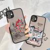 Reisen Weltreise Straßenmalerei Handyhülle Für iPhone 15 14 13 11 12 Pro Max 7 8 PLUS SE2 X XS XR Harte Matte Rückabdeckung