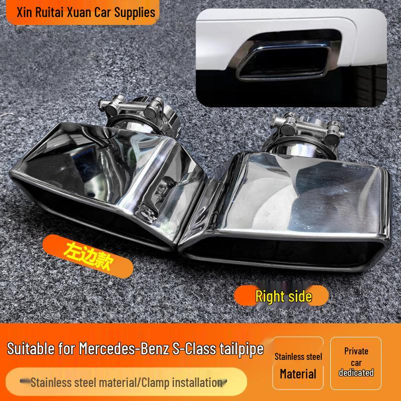 Compatible Mercedes-Benz S-Class S500 S300 S350 Tailpipe Exhaust Modification