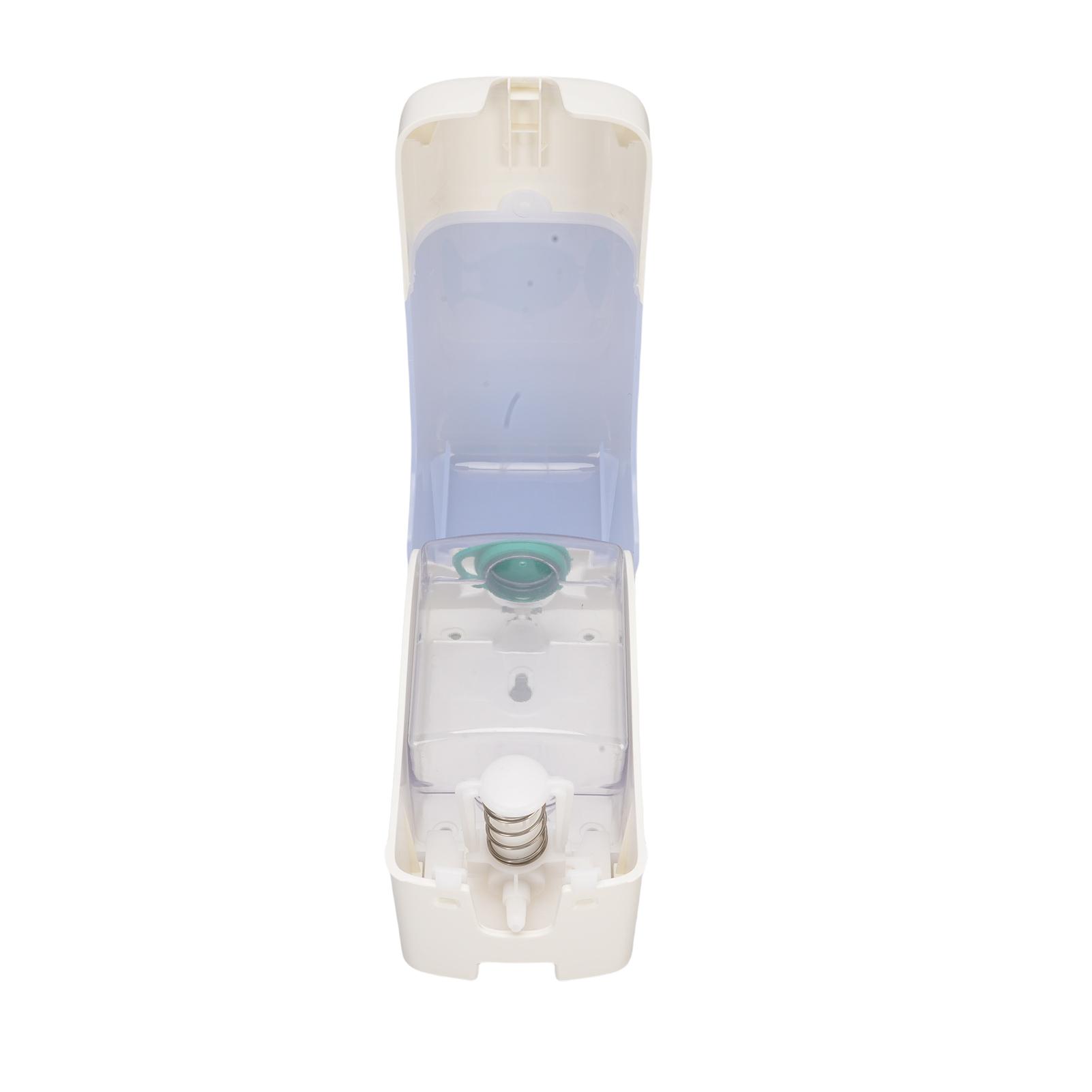

Manual Soap Dispenser Pump 500ml Transparent Wall Mount Installation for Kitchen Bathroom Hotel