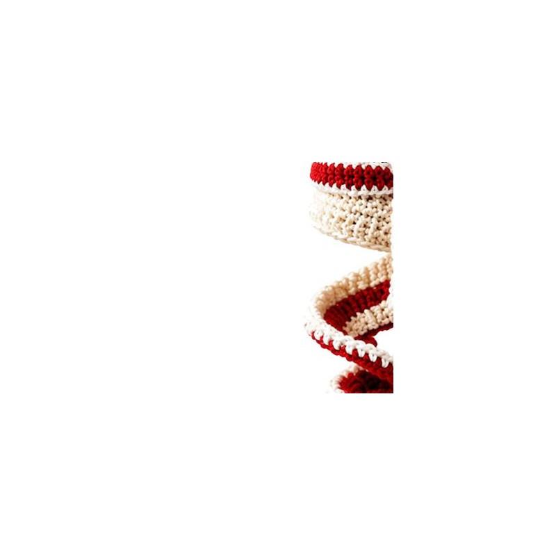DIY Crochet for SNOWMAN Spiral Ornament Kit with Yarn and Crochet Hook 3D Christmas Hanging Ornament Set Soft Yarn Craft Set