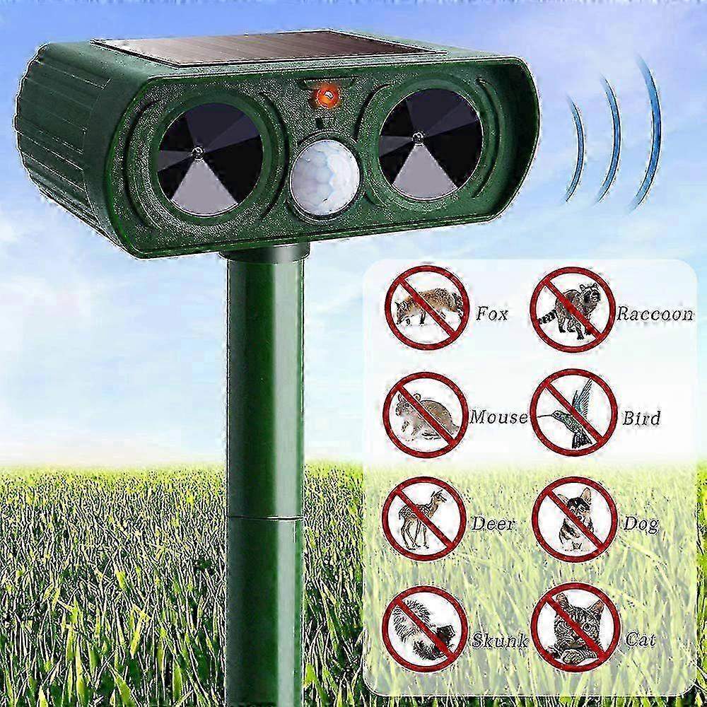 Ultrasonic Cat Scare, Cat Repellent Solar Animal Repeller Ultrasoni...