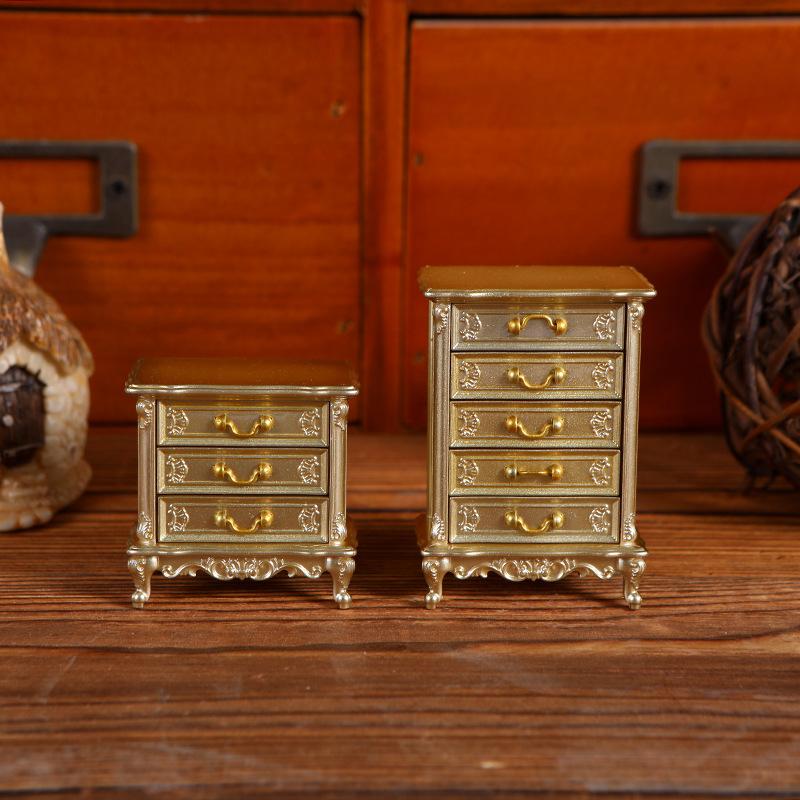 1/12 Puppenhaus Miniatur Nachttisch Schubladen Aufbewahrungsschrank Puppenhausmöbel Dekor Spielzeug Mikroszene Konstruktionsrequisiten