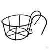 2 Plants Flowerpot Hanging Basket Holder Iron Vase Bracket