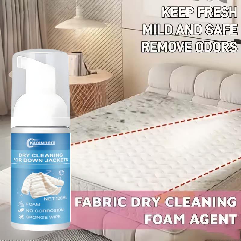 Upgraded Household Fabric Clothing Dry Cleaning Agent, Waterless Fabric Foam Agent, Quickly Dissolves Oil Stains with Significan