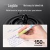 Deli SE201 Clickable Erasable 0.5mm Pen Refill - Blue/Black Magic Eraser for Students