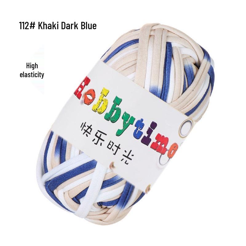 Cloth Strip Yarn DIY Crochet Kit: Handmade Bag, Knitting Material for Cushions, Carpets, and Dolls