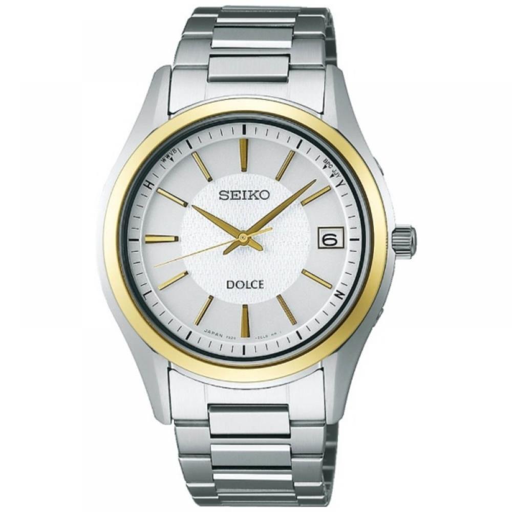

SEIKO [Часы с солнечным радиоуправлением] Dolce DOLCE, модель тонкой пары SADZ188 [подлинный]