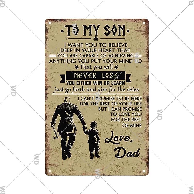 Hisun Tin Sign Inspirational Quote Vintage Metal Tin Sign Set Retro Life Love Family Beach Motivational Iron Painting Wall Art Decor for Home