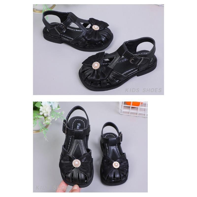 Baby Kids Bow Princess Sandals, Korean Soft Sole Summer Girls Shoes