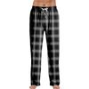 Stripe Pajama Pants Sleepwear Casual Drawstring Elastic Waist Pants Comfy Straight Yoga Loose Trousers