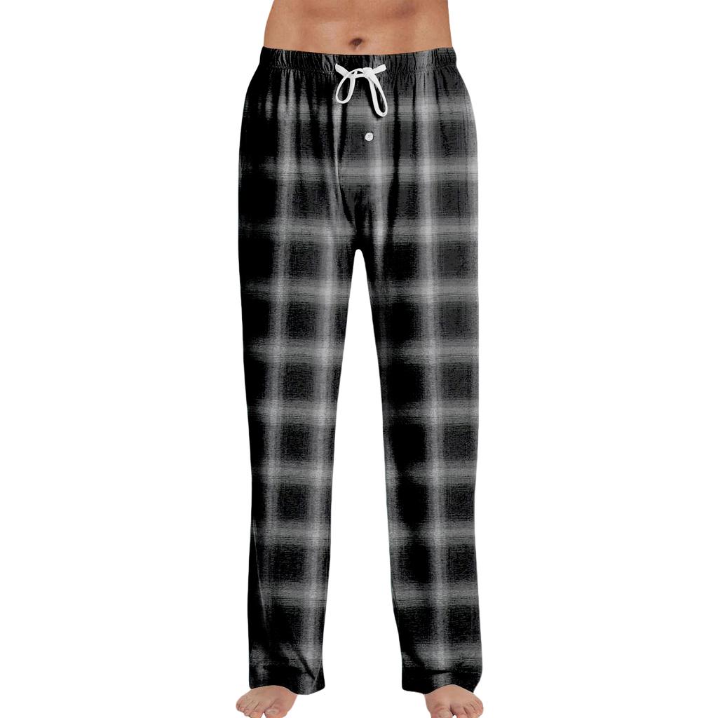 Stripe Pajama Pants Sleepwear Casual Drawstring Elastic Waist Pants Comfy Straight Yoga Loose Trousers