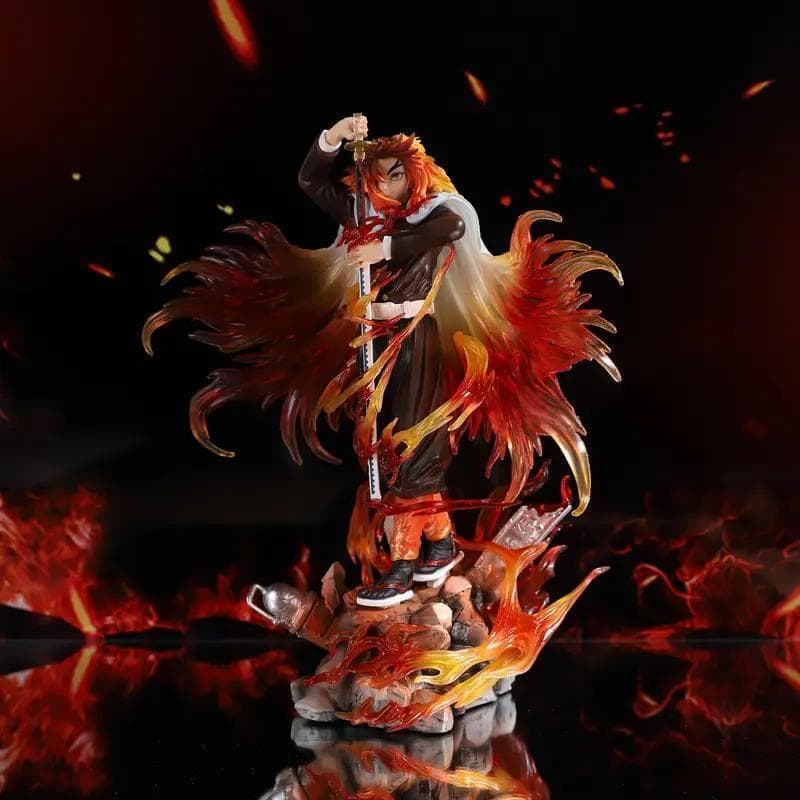 [USED] Kyojuro Rengoku, Flame Pillar, Demon Slayer: Kimetsu No Yaiba Figure, PVC Product, Garage Kit