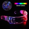 1pc, LED Glasses Glow Glasses Glow LN The Dark Cool Glasses MusicParty Decoration Christmas Neon Light Glasses