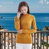 Women Tops Modal Long Sleeve Turtle Neck Solid Color Base Shirt Figure-flattering Women Shirt Daily Wear