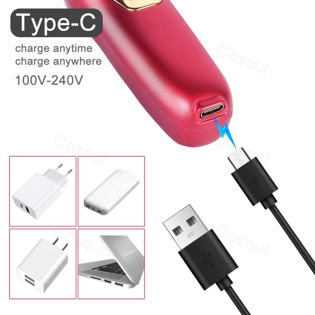 HOMZY Hair Trimmer Mini Portable Electric Hair Clipper Small Hair Clipper Bald Head Hair Trimmer Barber Haircut Shaver