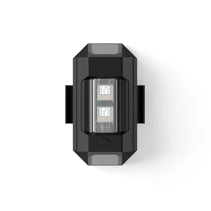 

Motorcycle Lights Drone Strobe Light Usb Led Anti-Collision Bike Aircraft Night Flying Mini Flashing Warning Signal Light 1pcs