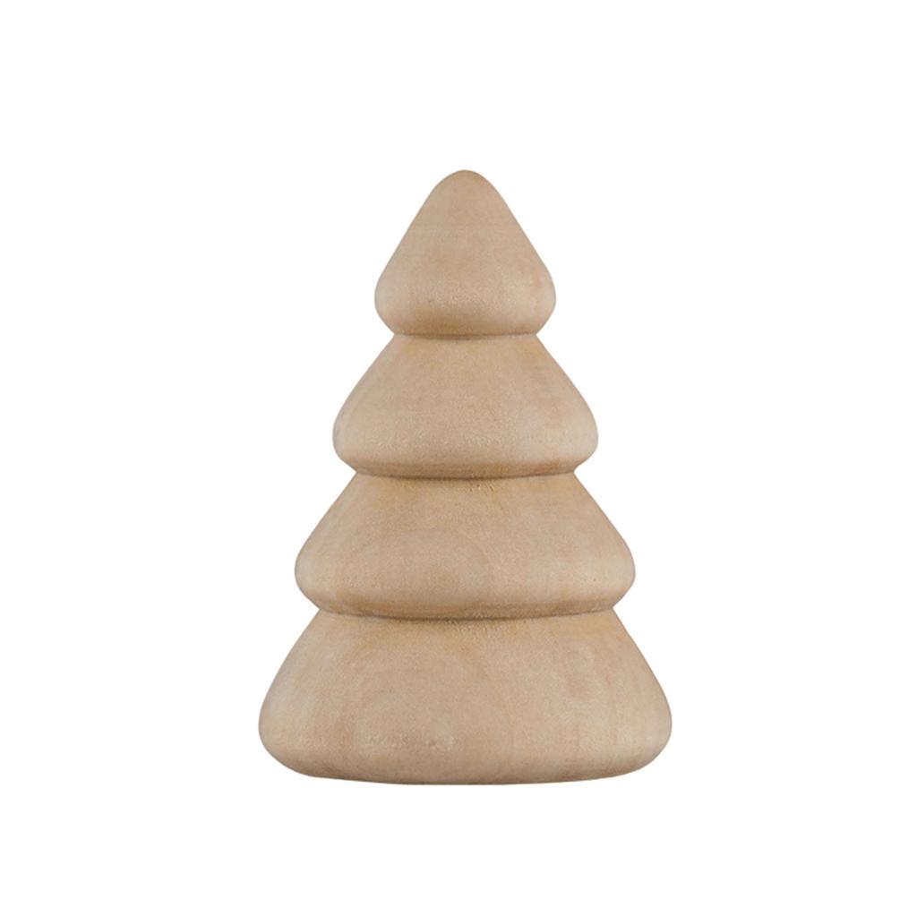 Kreativer Weihnachtsbaum-Rohling Haus DIY Malerei Kinderspielzeug Haus Schreibtischdekorationen Weihnachten Kleiner Schmuck