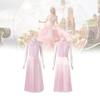 Enchanting Glinda Costume Dress For Women Featuring Vibrant Pink Corset Style Design For Magical Wicked Cosplay