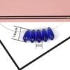 5 sztuk 14*8mm kolorowe płatki kształt kropli gradient gładki szklany wisiorek do tworzenia biżuterii DIY bransoletka naszyjnik kolczyk