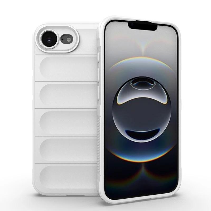 New Luxury soft shell business phone case shock-absorbing soft cover for iPhone 16E 16 15 14 13 12 Pro Max XS XR protective case